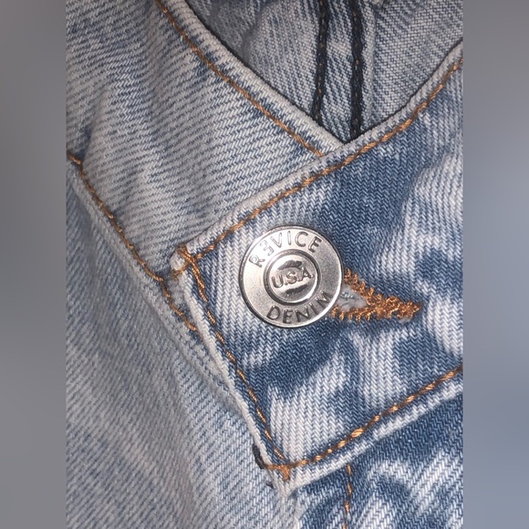 REVICE Womens Jeans Light Blue 100% Cotton Size 26 Made In Mexico Designed In LA - Picture 5 of 9